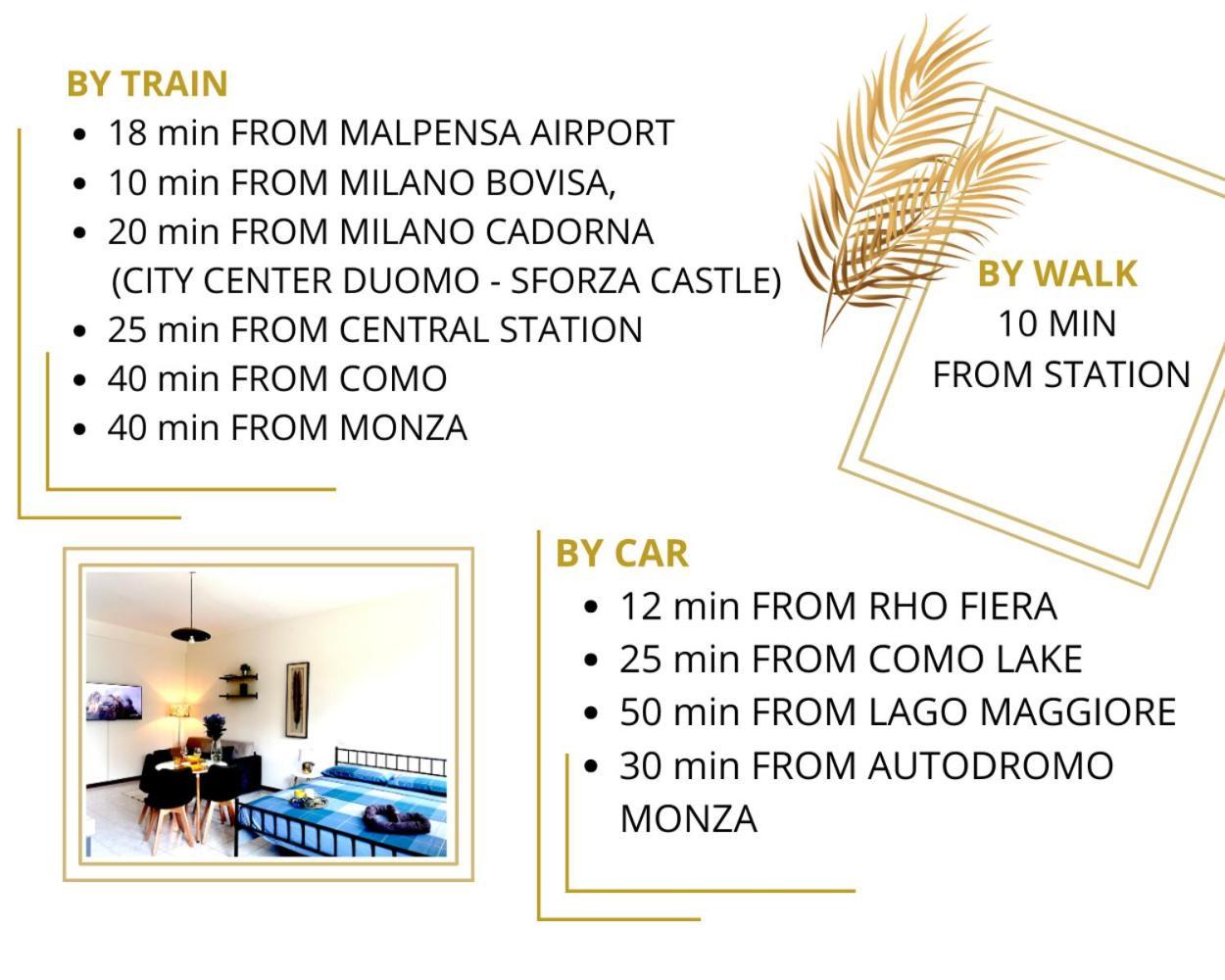 A Due Passi - 2 Milano - Como - Malpensa Aeroporto - Rho Fiera サロンノ エクステリア 写真